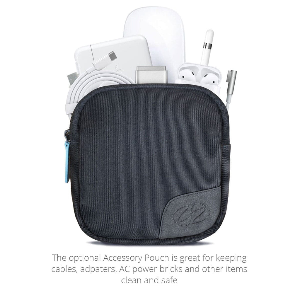 The MacCase Accessory Pouch is the perfect side-kick for your 13 MacBook Backpack