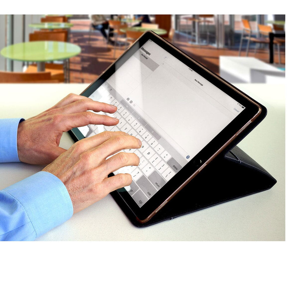 Typing on the 13 iPad Pro in the MacCase leather case