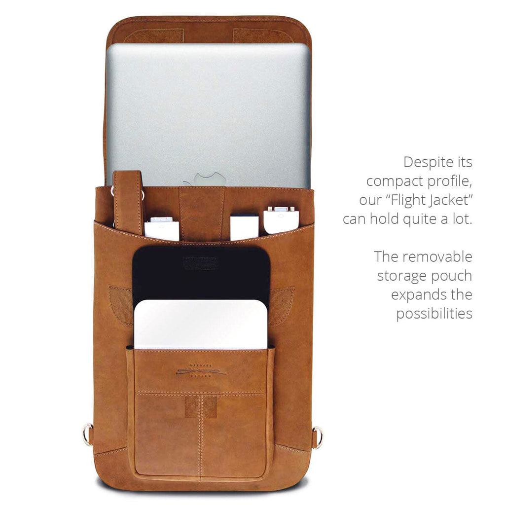 Open view of a premium MacBook Pro case for 14-inch by MacCase