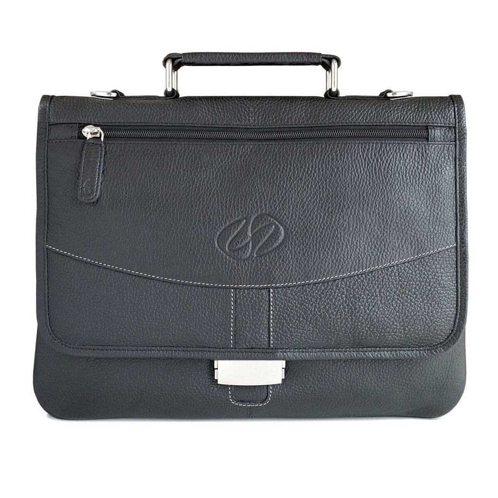 Swatch-Black MacCase Premium Leather iPad Pro Briefcase