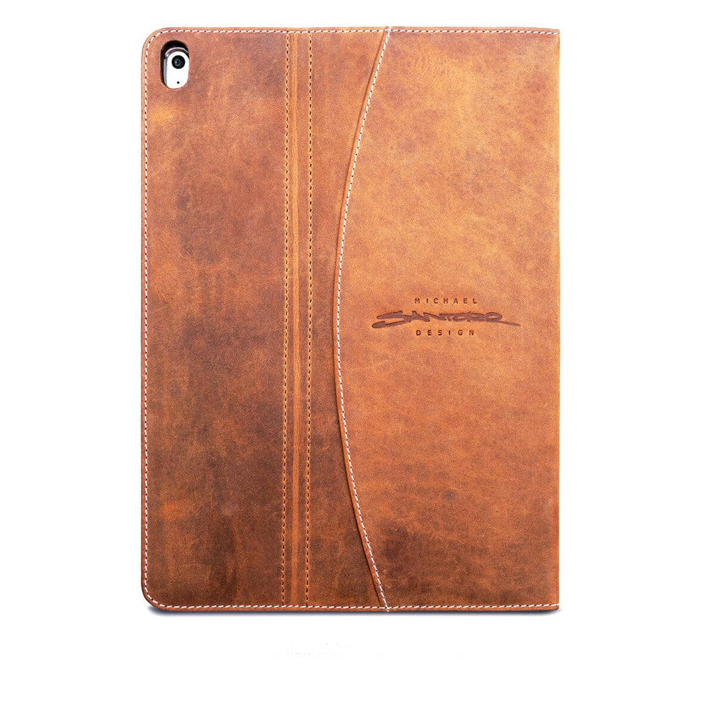Rear view of the 2024 MacCase Premium Leather 13 iPad Air Case
