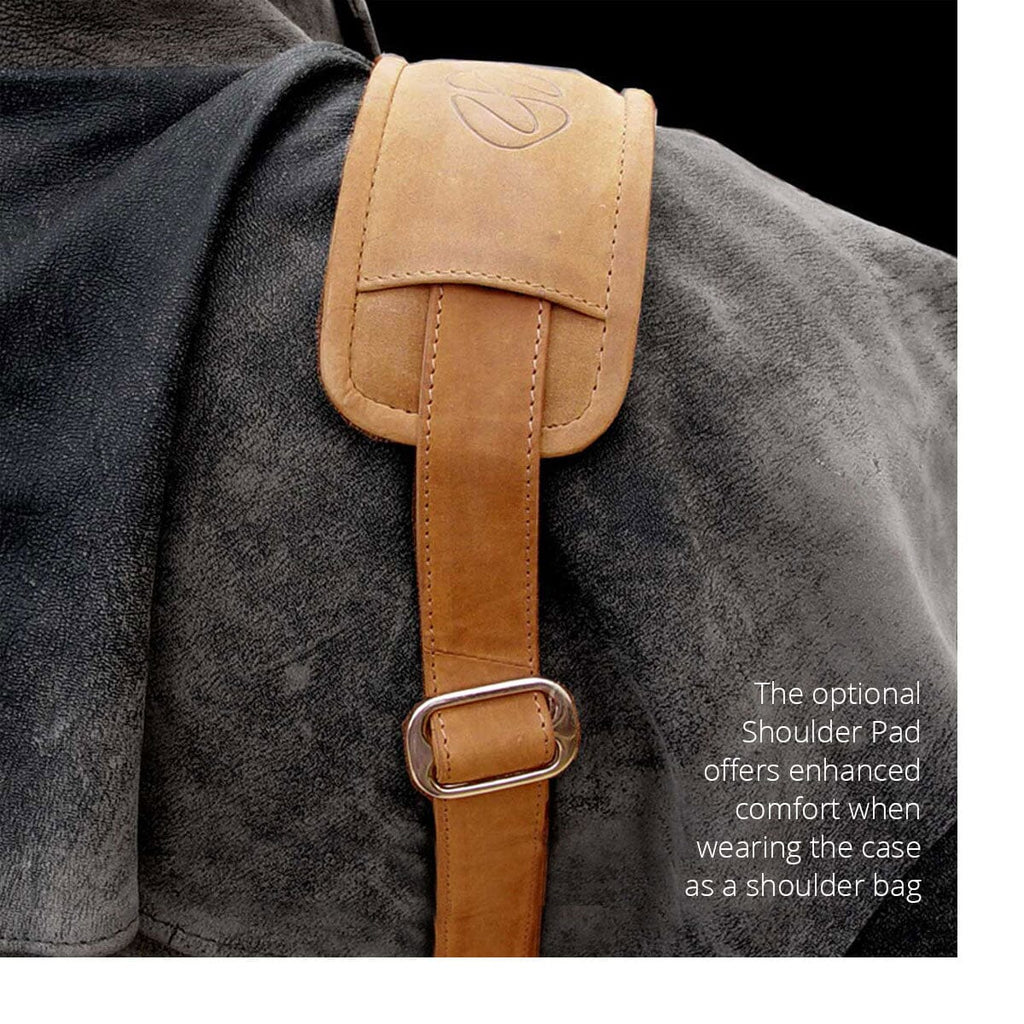 The optional Flight Jacket shoulder pad shown in vintage