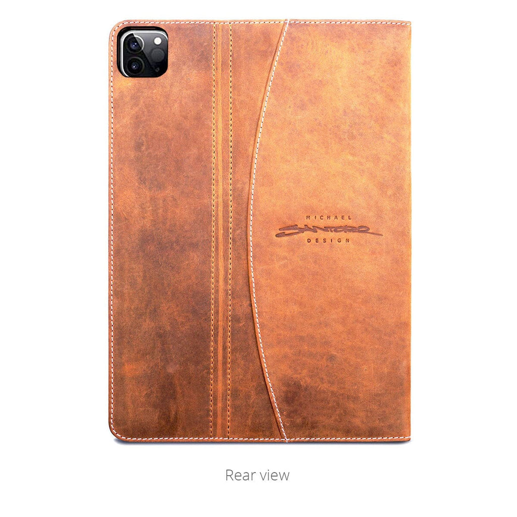 Rear view of the MacCase 12.9 iPad Pro leather case