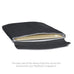 Open view of the MacCase sleeve that comes as part of the Premium Leather MacBook Messenger Bag