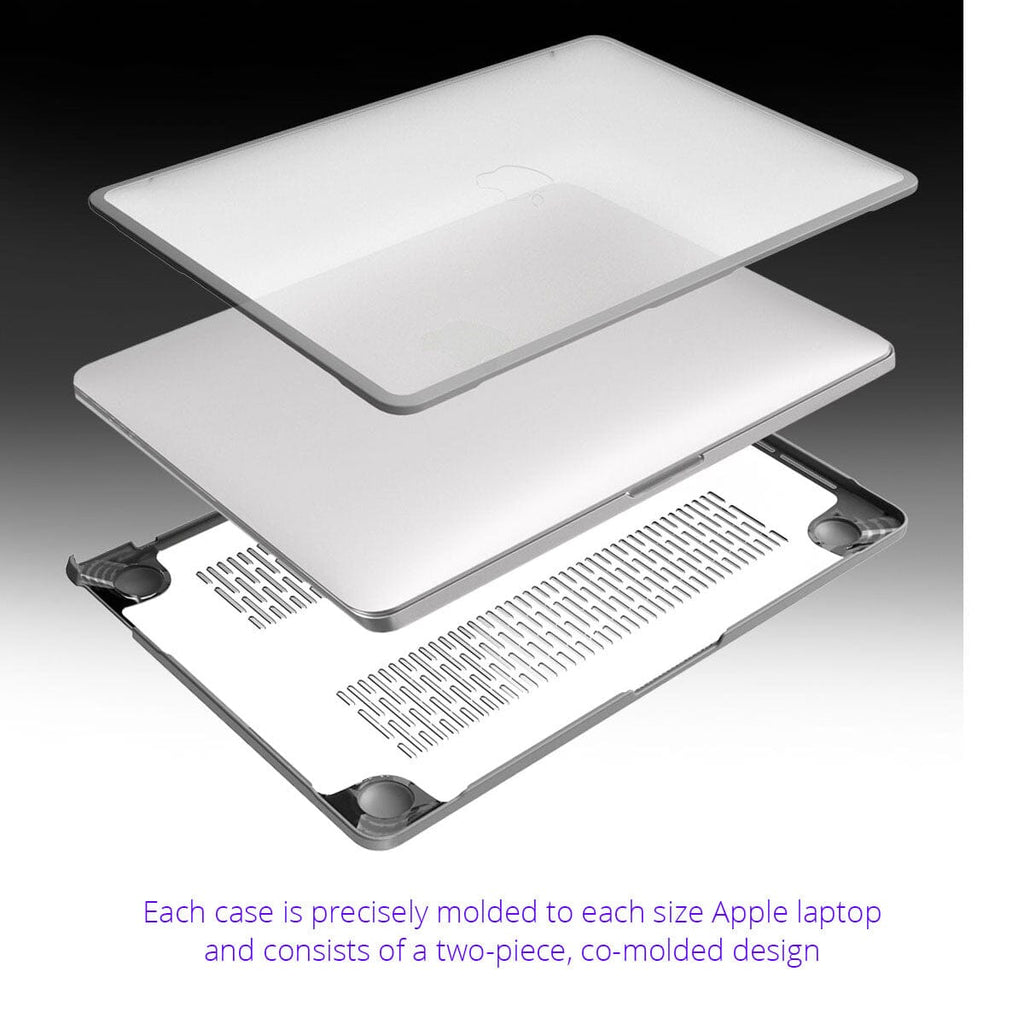 Exploded view of the MacCase Hybrid MacBook Air case