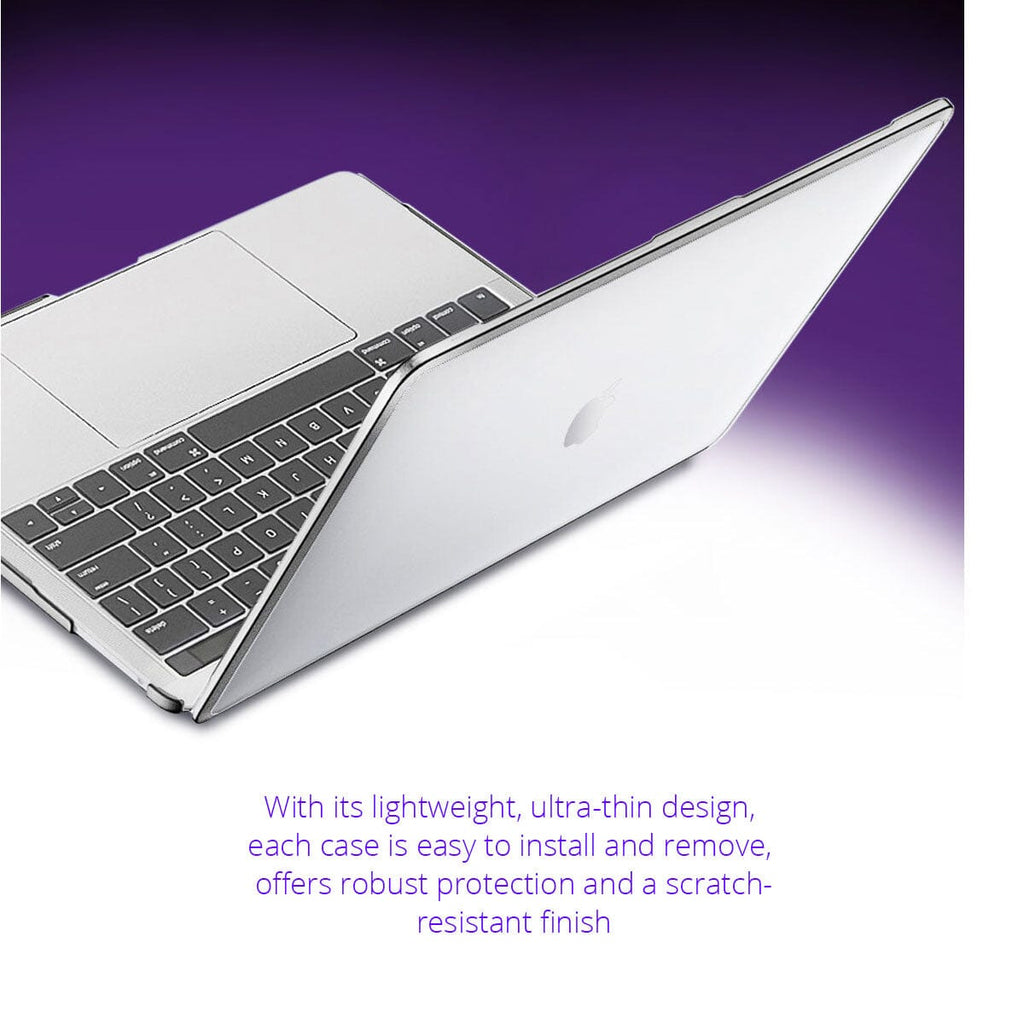 The top open view of a MacCase MacBook Air cover on an Apple Air laptop