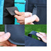 Ethically sourced "black vintage" premium leather is used for all the touch-points of the MacCase Laptop Messenger Bag