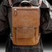 MacCase Premium Leather Flight Jacket Worn as a Backpack shown in Vintage