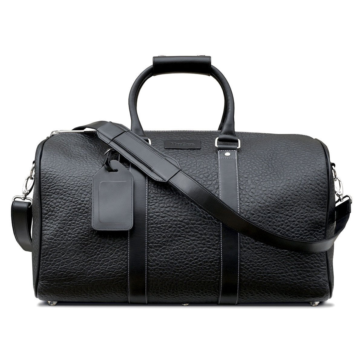 Swatch-Black MacCase Premium Leather Duffle Bag