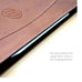 2024 MacCase Premium Leather iPad Air 13 case protects your Apple Pencil when in the charging position