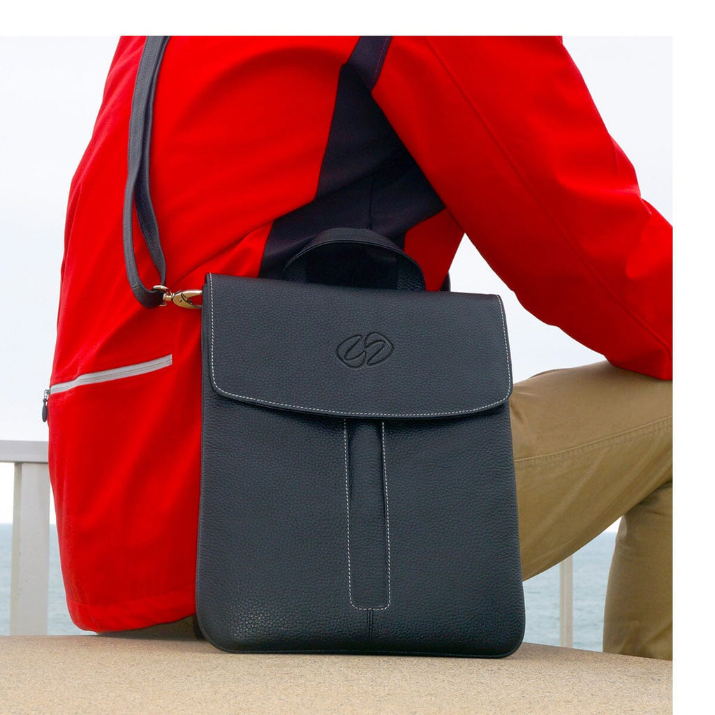 crossbody travel bag ipad MacCase Premium Leather Tablet Shoulder Bag with Strap and Accessory Pouch