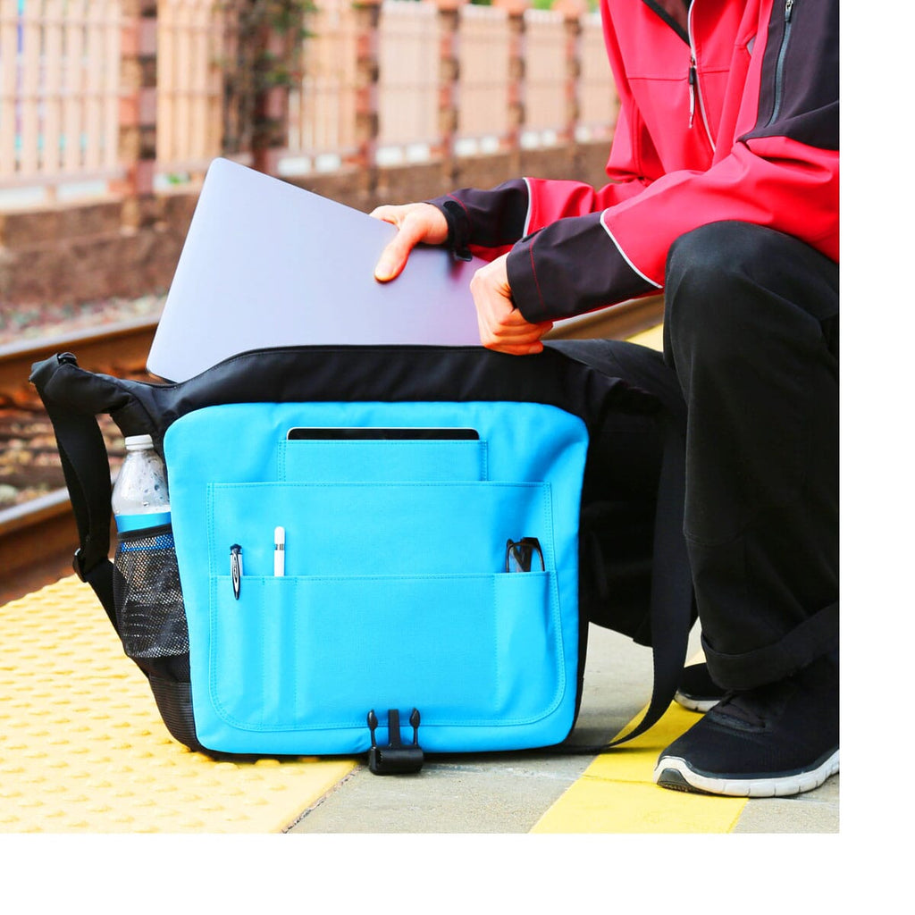 black laptop messenger bag backpack for dell inspiron 17 5000 MacCase Universal Laptop Messenger Bag -Black