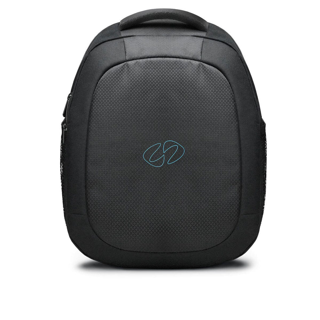 MacCase MacBook Pro 14 Backpack made from rPET nylon with Premium Leather touch points