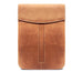 Front view of the iPad Air 10.9 Leather Sleeve with integrated pencil holder shown in Vintage brown