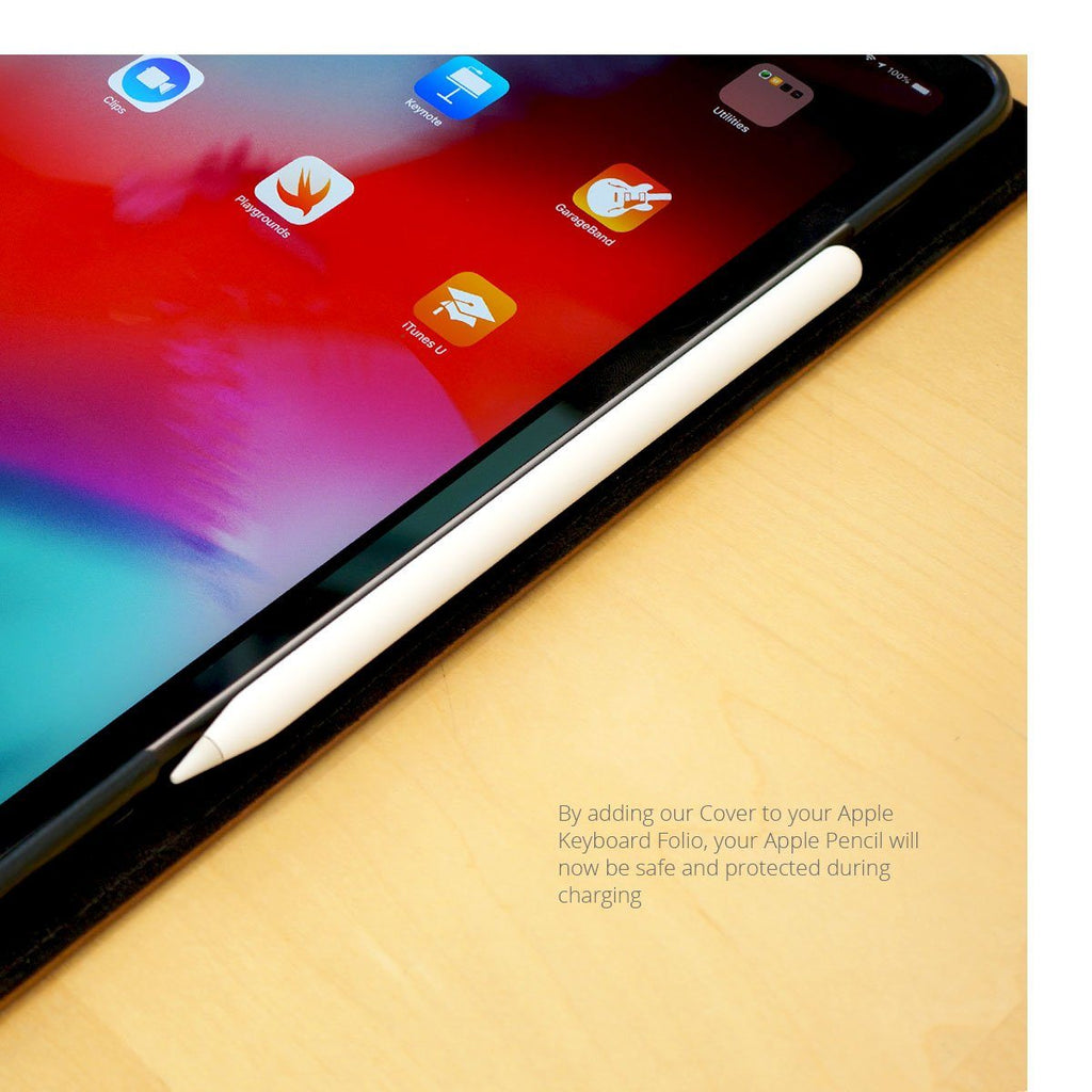 Stunning Leather iPad Pro Keyboard Cover for 12.9 3rd Gen