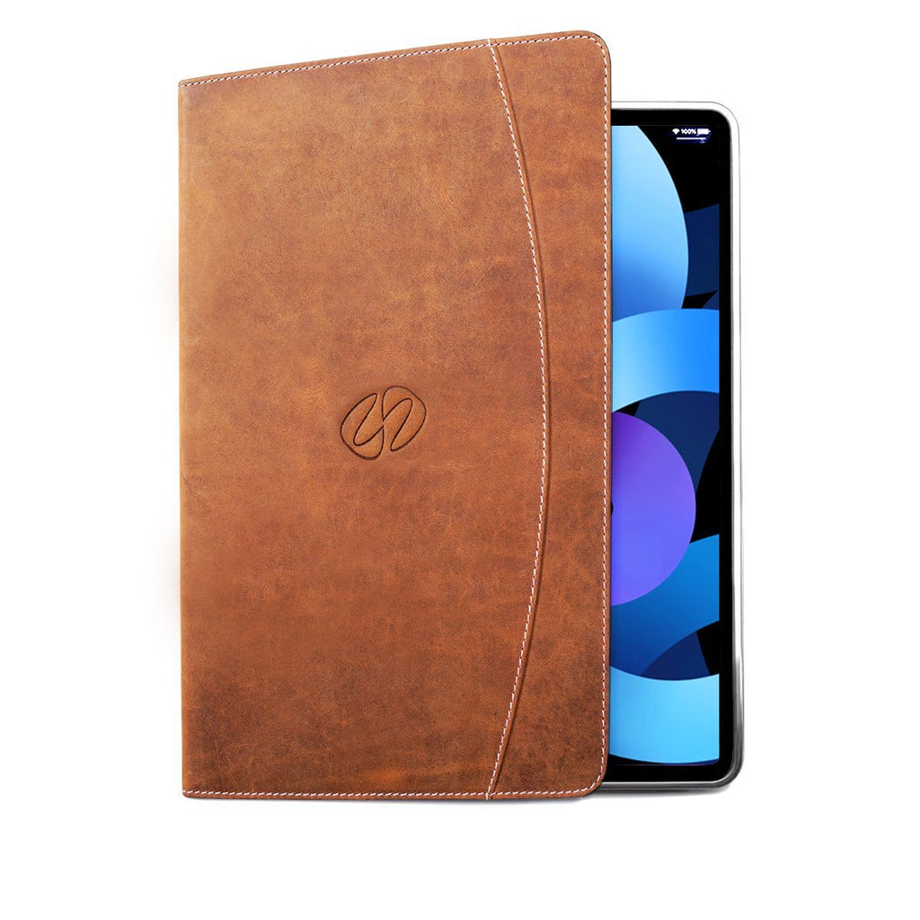 Swatch-Vintage The MacCase Premium Leather iPad Air 4th Gen Case shown in Vintage
