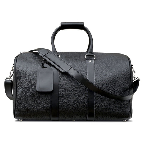 Swatch-Black MacCase Premium Leather Duffle Bag