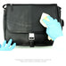 MacCase Premium Leather Restoration Services cleans and conditions a black pebble grain shoulder bag