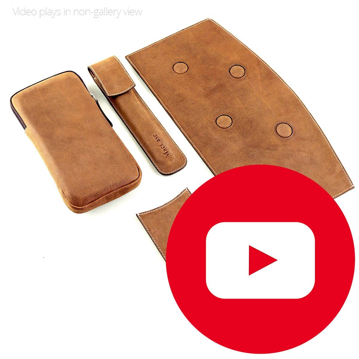 Stunning 2025 Leather 11 iPad Pro Gen 5 Case by MacCase