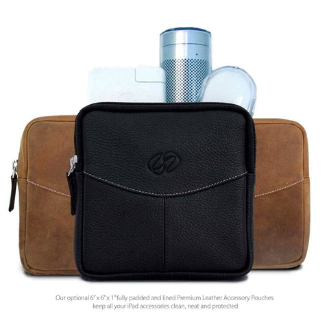 MacCase Premium Leather Accessory Pouches