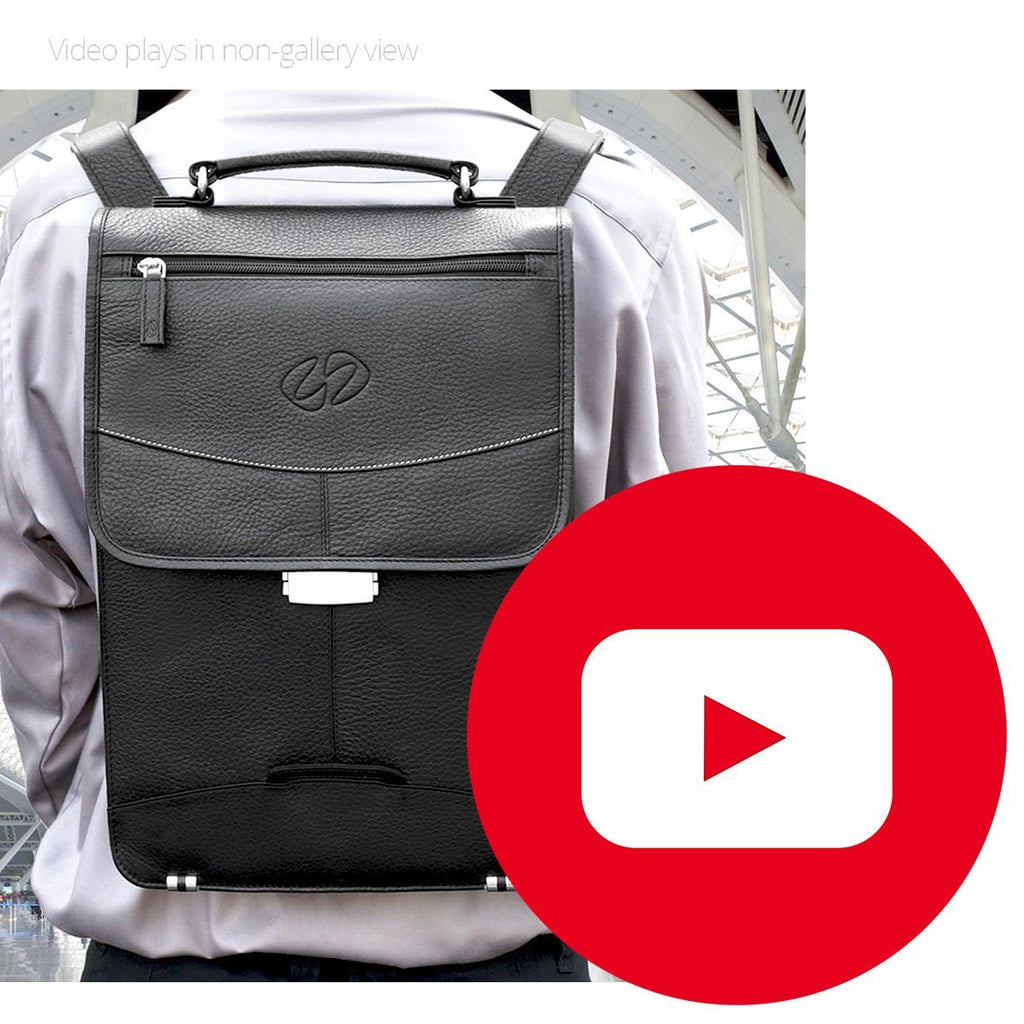 briefcase backpack combo leather Leather Convertible Briefcase Backpack | Lifetime Warranty