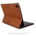 Premium Leather iPad Pro 12.9 Keyboard Cover rear view