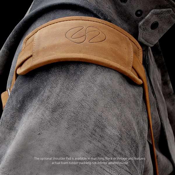 backpack strap pads leather Premium Leather Shoulder Pad for Leather Bags