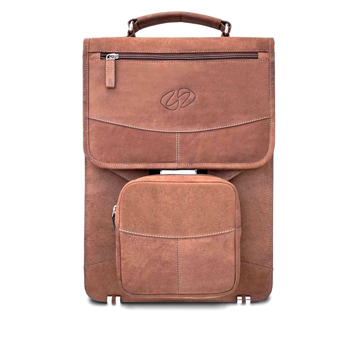 backpack briefcase laptop bag MacCase Premium Leather Briefcase -Vintage